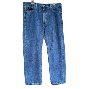 Levi's 505 Jeans Mens 40x30 Blue Regular Fit Straight Leg Casual Denim 5 pocket